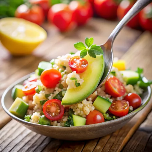 Tápanyagdús Avokádós Quinoa Saláta